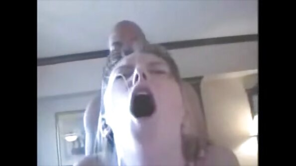 A brunette with huge boobs gets fucked on her side by the large erection